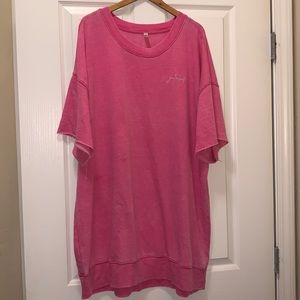 Free People Good Vibes Tee Shirt Dress